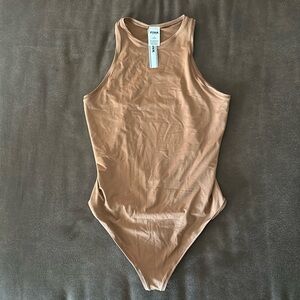 Brand New PINK by Victoria’s Secret Brown Bodysuit in size Medium